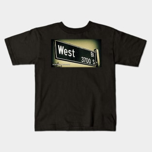 West Boulevard, Los Angeles, California by Mistah Wilson Kids T-Shirt